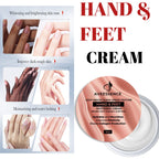 AVEESSENCE Hand & Feet Whitening Cream – Vitamin C & Retinol Brightening Cream for Dark Hands & Feet | Hydrating, Anti-Aging & Skin Repair Formula (30ml)