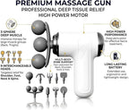 Bluaid BLD-100 Massage Gun – 9 Massage Heads | Rechargeable Deep Tissue Massager
