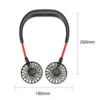 Neck Fan for Kitchen Folding Handheld Fan Wearable Portable Neckband Mini Fan USB Chargeable