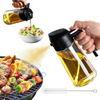 2 in 1 Oil Dispenser Bottle for Kitchen – Spray & Pour Oil Bottle
