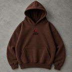 Men’s Grey & White Graphic Oversized Hoodie | Stylish Printed Pullover Sweatshirt | Winter Streetwear